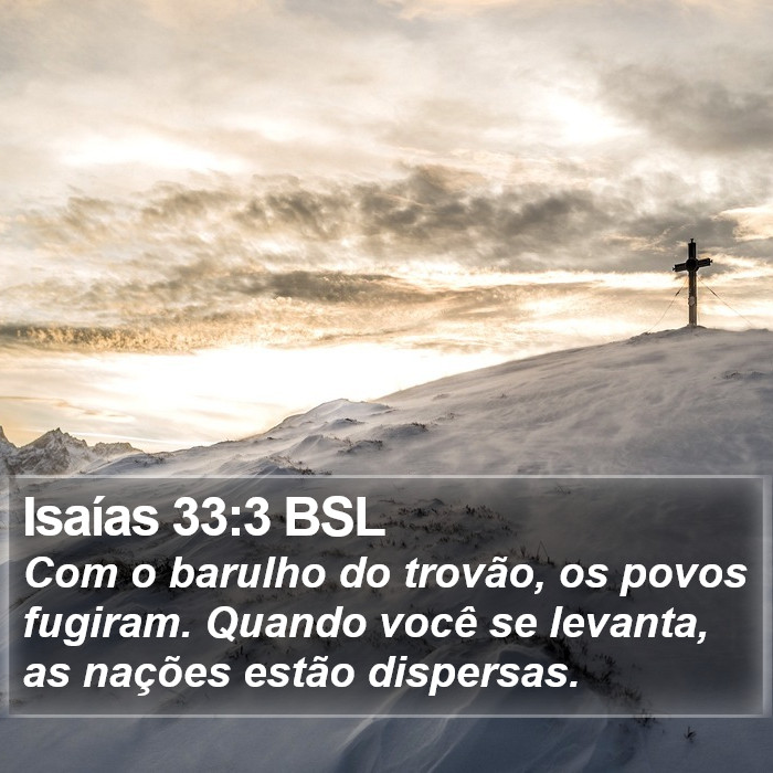 Isaías 33:3 BSL Bible Study