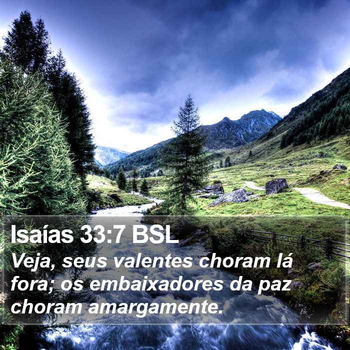 Isaías 33:7 BSL Bible Study