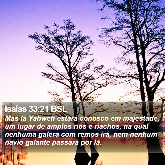 Isaías 33:21 BSL Bible Study