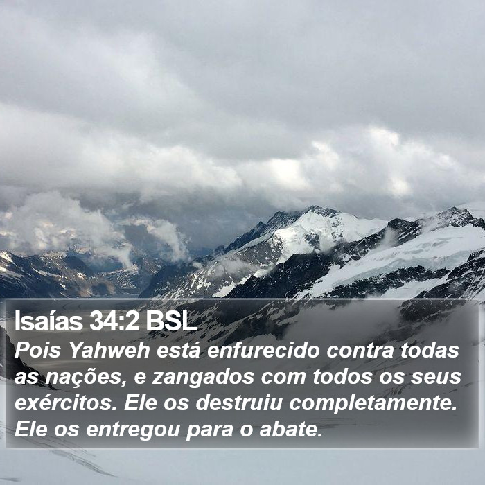 Isaías 34:2 BSL Bible Study