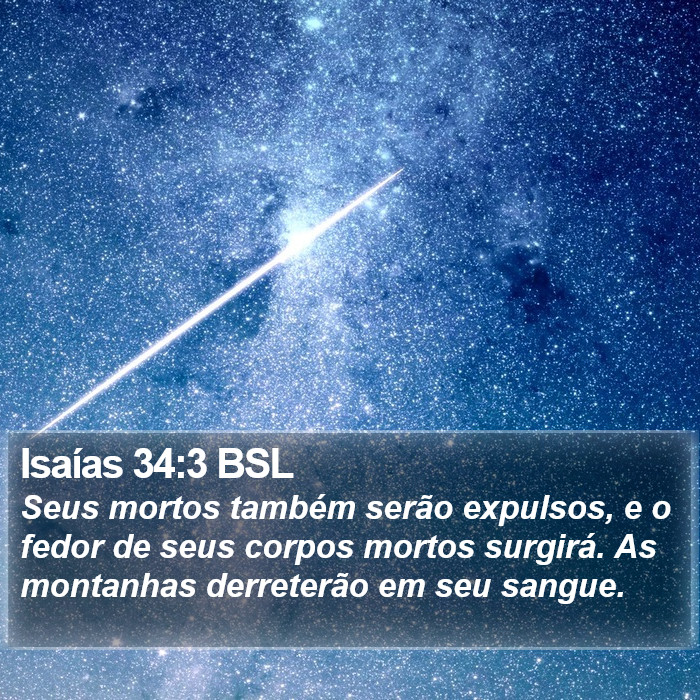 Isaías 34:3 BSL Bible Study