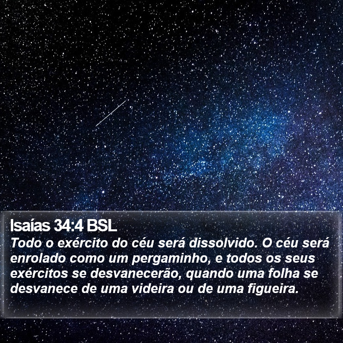 Isaías 34:4 BSL Bible Study