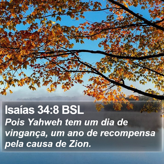 Isaías 34:8 BSL Bible Study