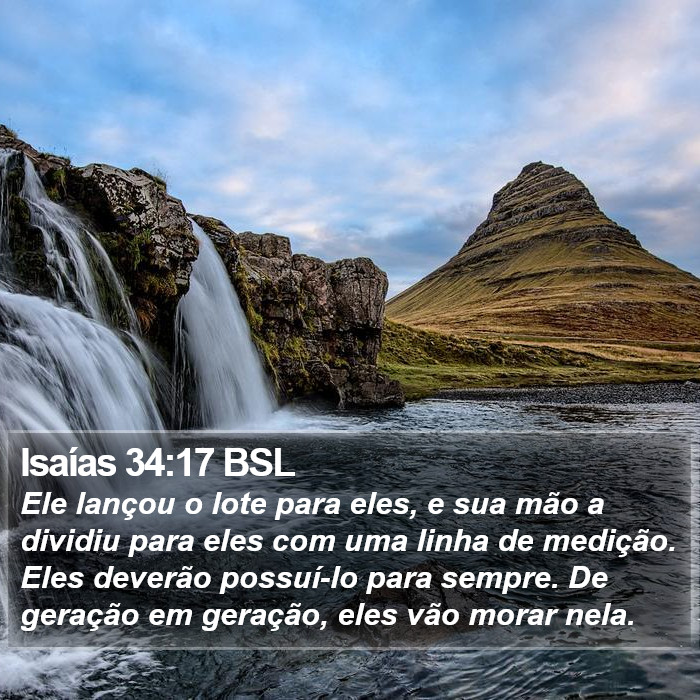 Isaías 34:17 BSL Bible Study