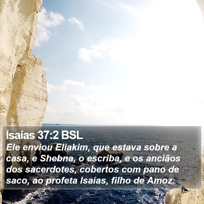 Isaías 37:2 BSL Bible Study