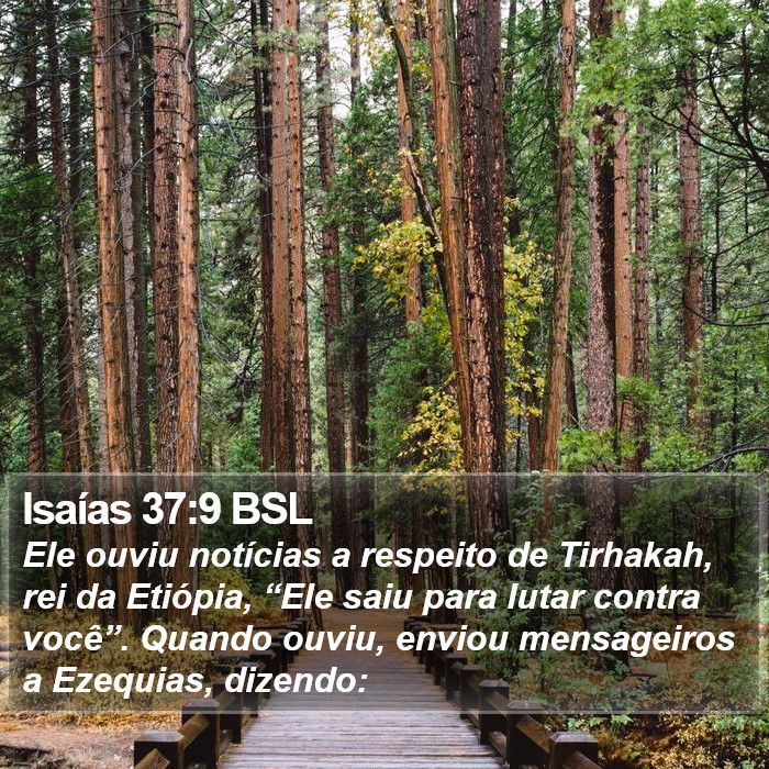 Isaías 37:9 BSL Bible Study