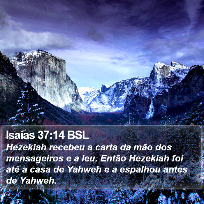 Isaías 37:14 BSL Bible Study