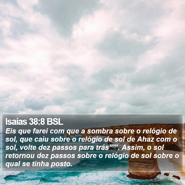 Isaías 38:8 BSL Bible Study
