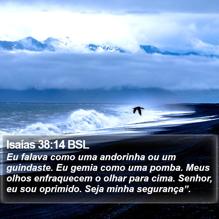 Isaías 38:14 BSL Bible Study