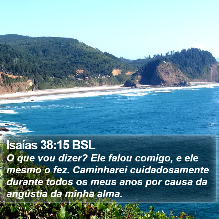 Isaías 38:15 BSL Bible Study