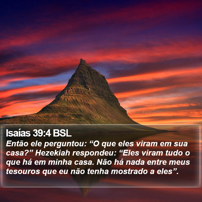 Isaías 39:4 BSL Bible Study