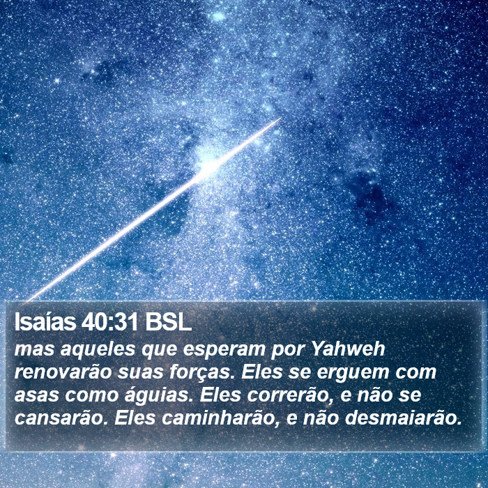 Isaías 40:31 BSL Bible Study