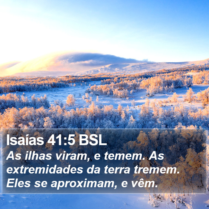 Isaías 41:5 BSL Bible Study