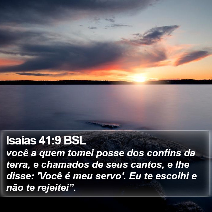 Isaías 41:9 BSL Bible Study