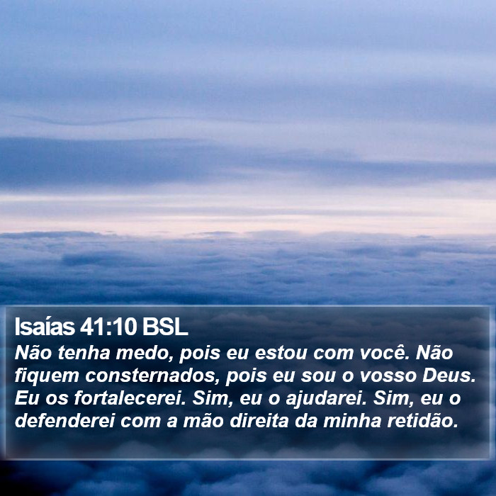 Isaías 41:10 BSL Bible Study