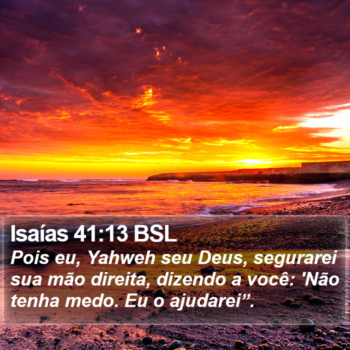 Isaías 41:13 BSL Bible Study