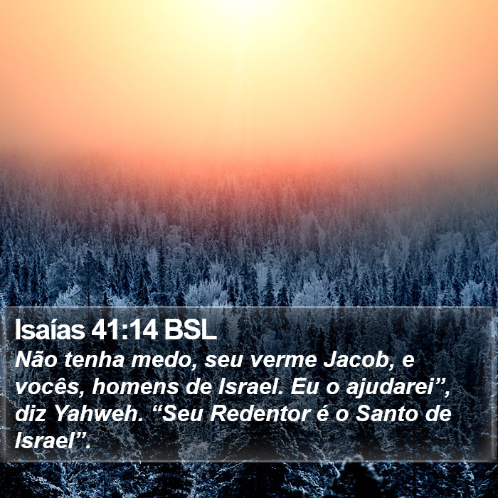 Isaías 41:14 BSL Bible Study