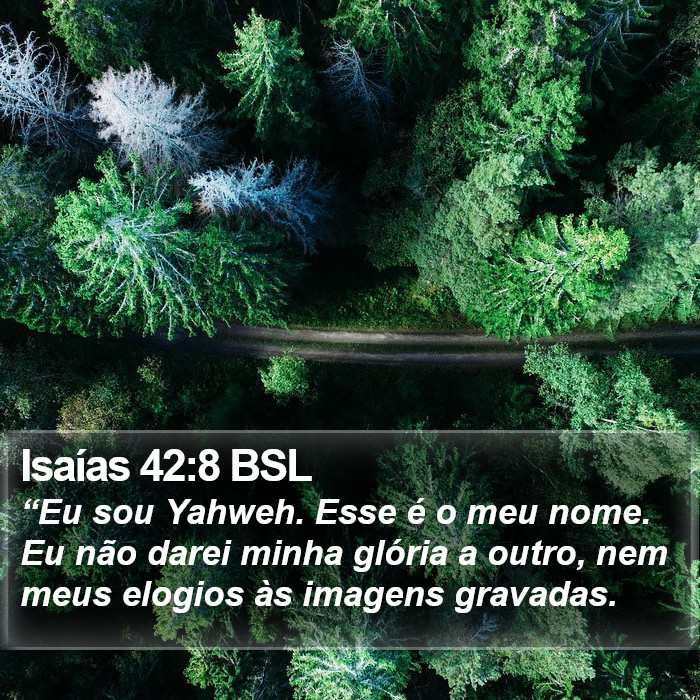 Isaías 42:8 BSL Bible Study