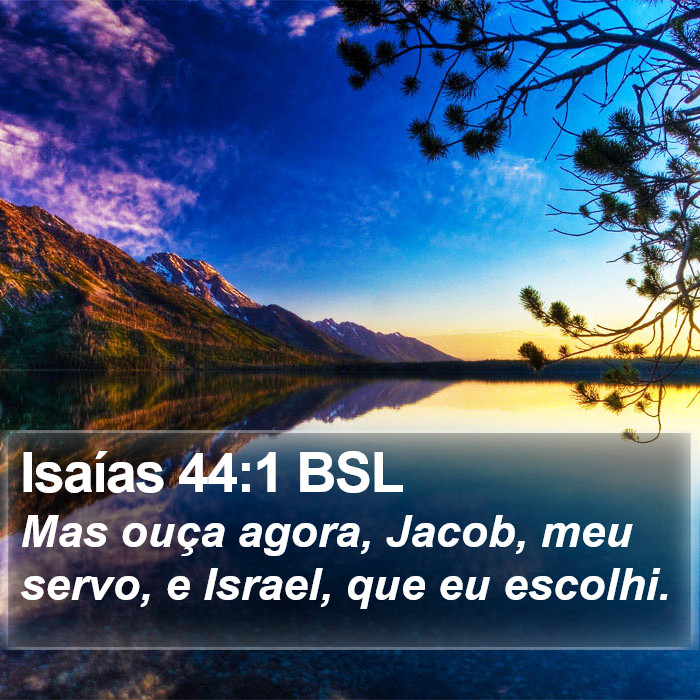 Isaías 44:1 BSL Bible Study