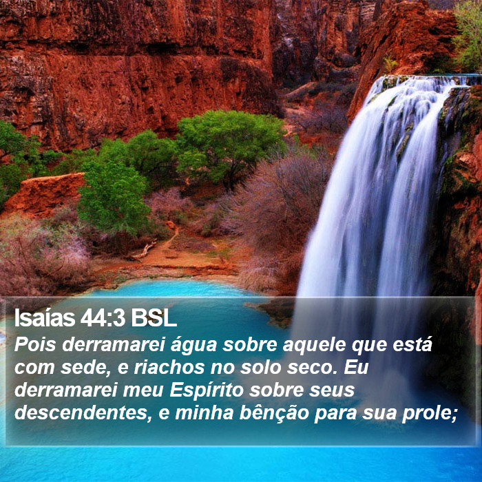 Isaías 44:3 BSL Bible Study