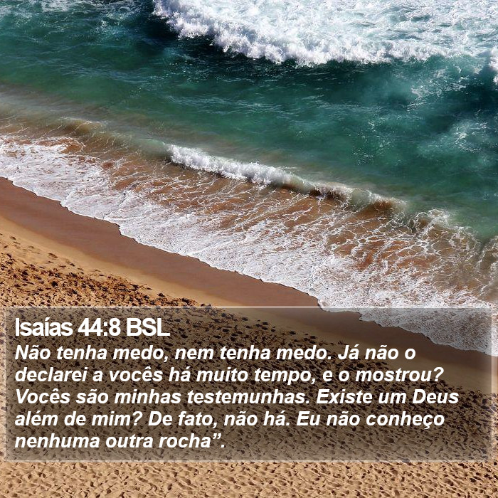 Isaías 44:8 BSL Bible Study