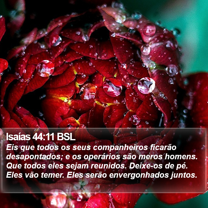 Isaías 44:11 BSL Bible Study