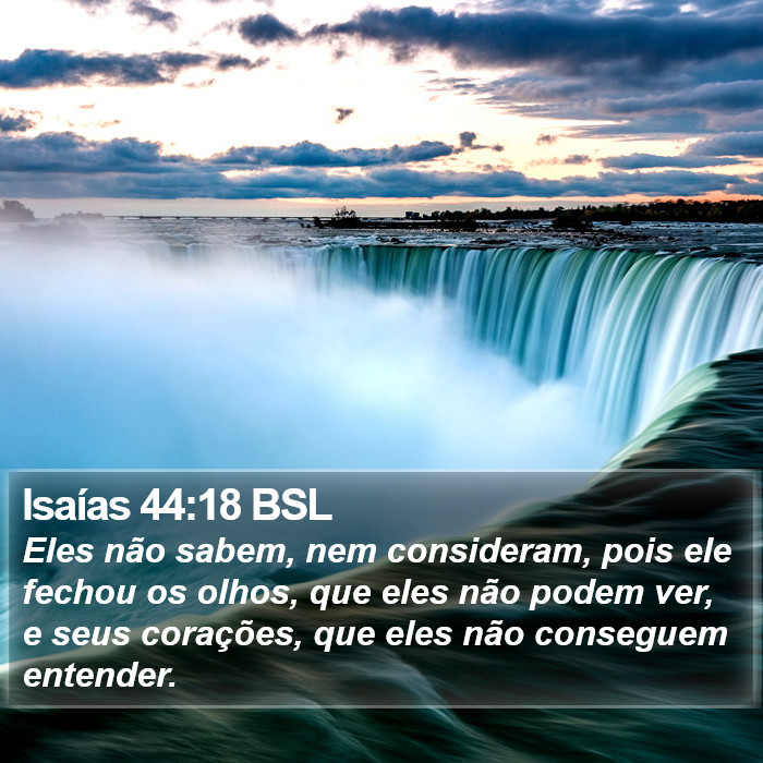 Isaías 44:18 BSL Bible Study