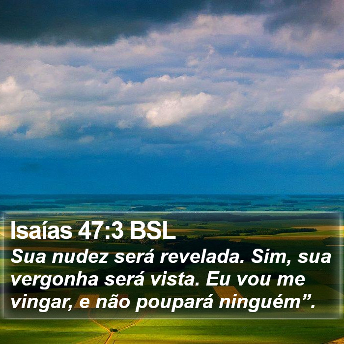 Isaías 47:3 BSL Bible Study