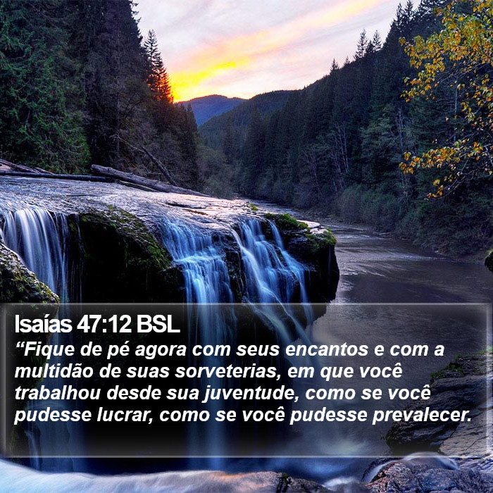 Isaías 47:12 BSL Bible Study