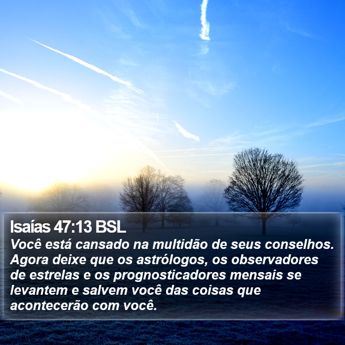 Isaías 47:13 BSL Bible Study