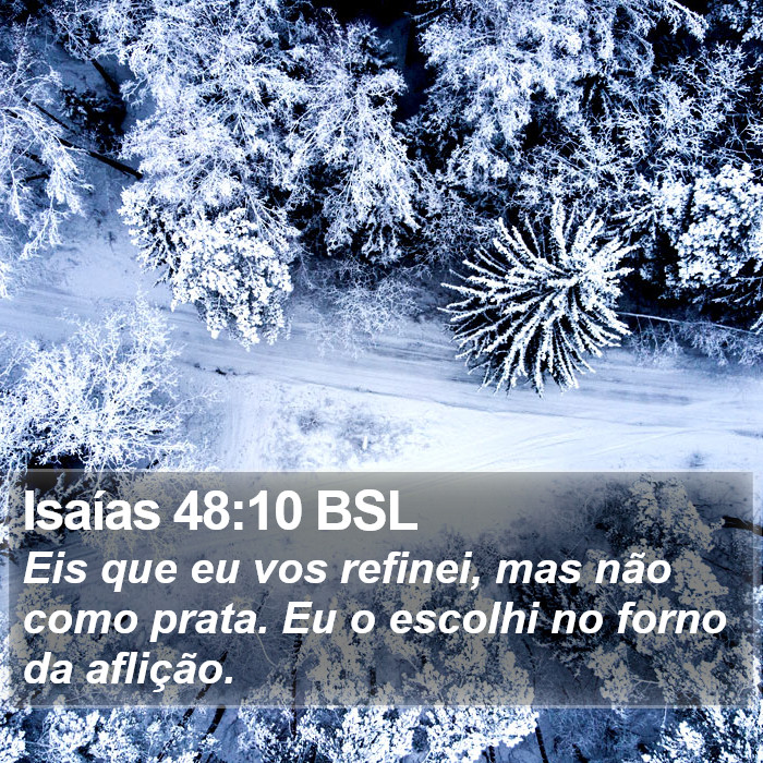 Isaías 48:10 BSL Bible Study