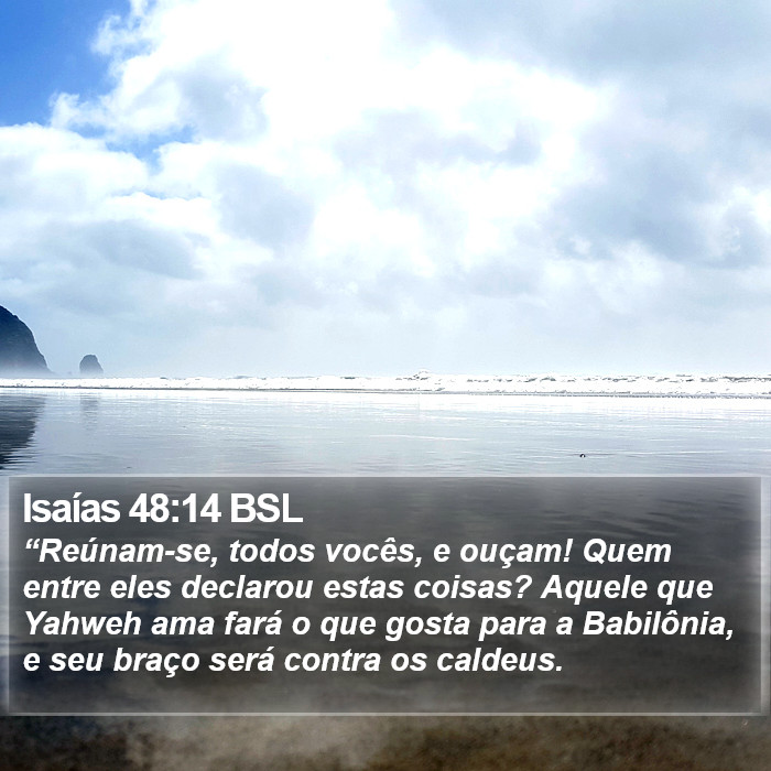 Isaías 48:14 BSL Bible Study