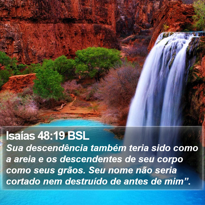 Isaías 48:19 BSL Bible Study