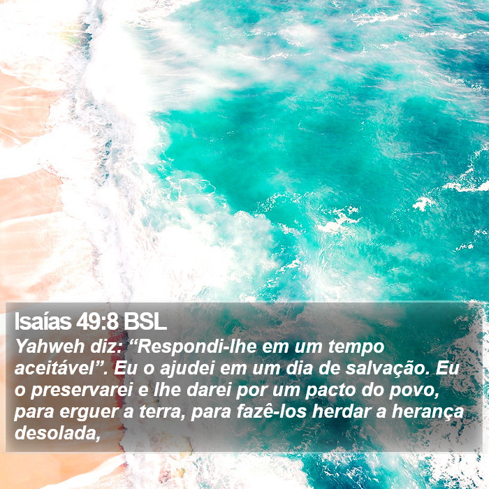 Isaías 49:8 BSL Bible Study