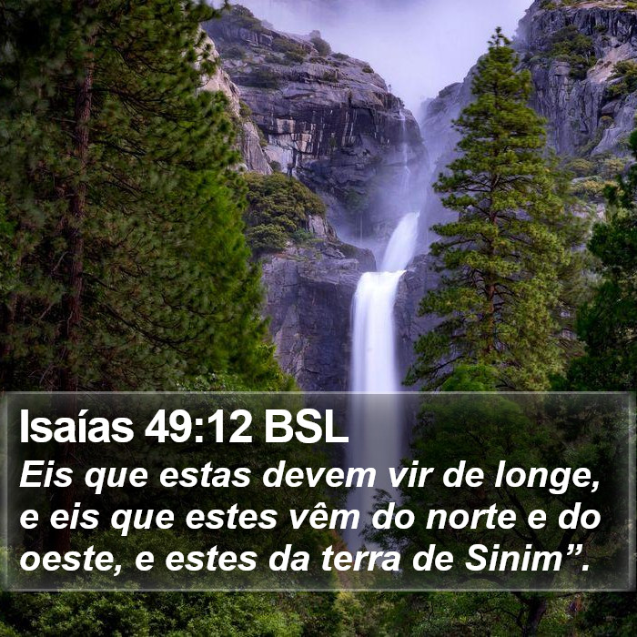 Isaías 49:12 BSL Bible Study