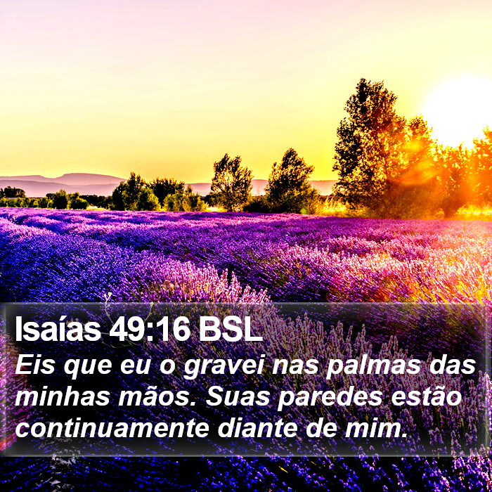 Isaías 49:16 BSL Bible Study