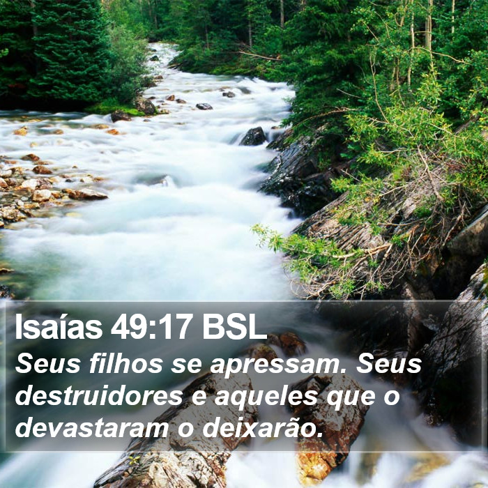 Isaías 49:17 BSL Bible Study