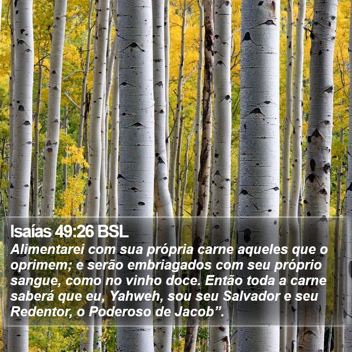 Isaías 49:26 BSL Bible Study