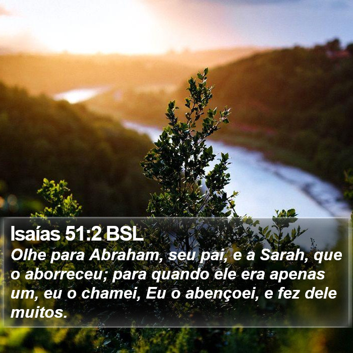 Isaías 51:2 BSL Bible Study