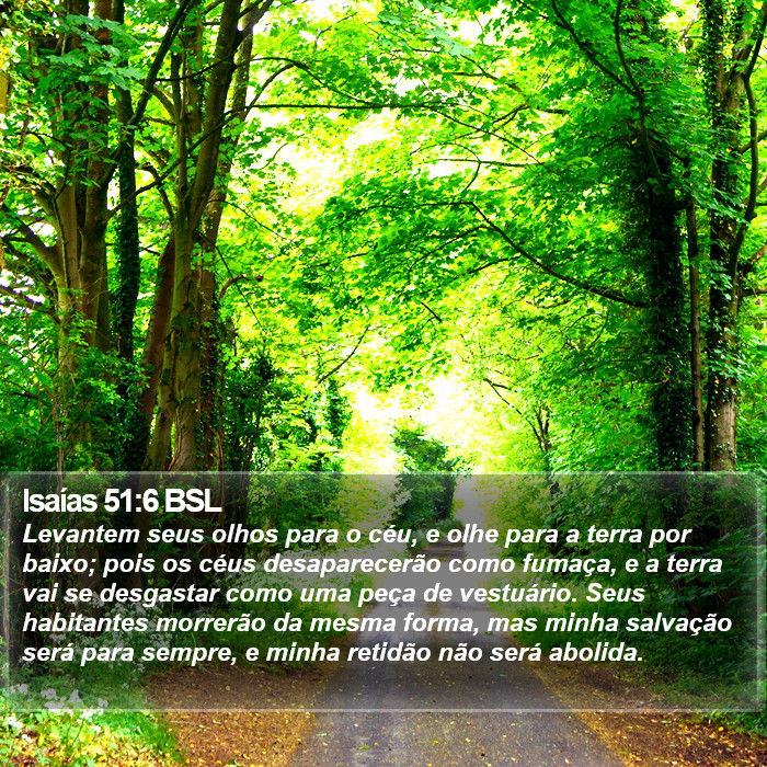 Isaías 51:6 BSL Bible Study