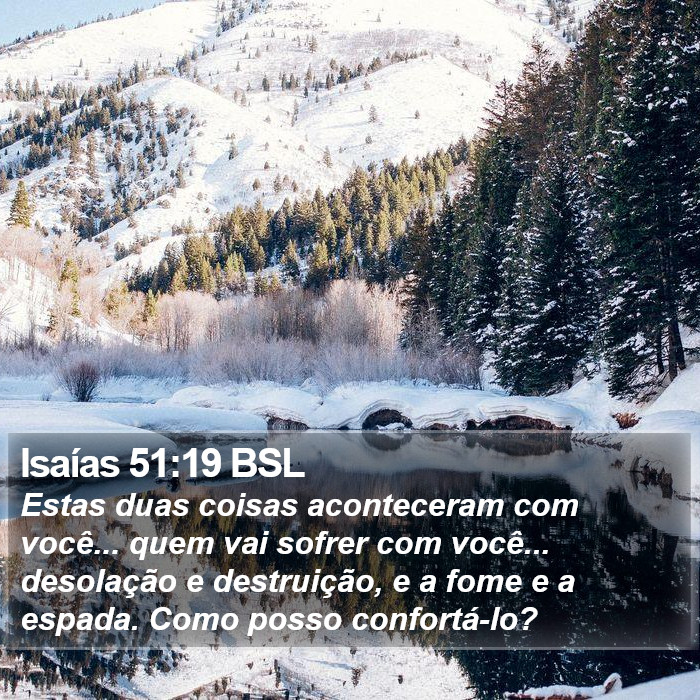 Isaías 51:19 BSL Bible Study