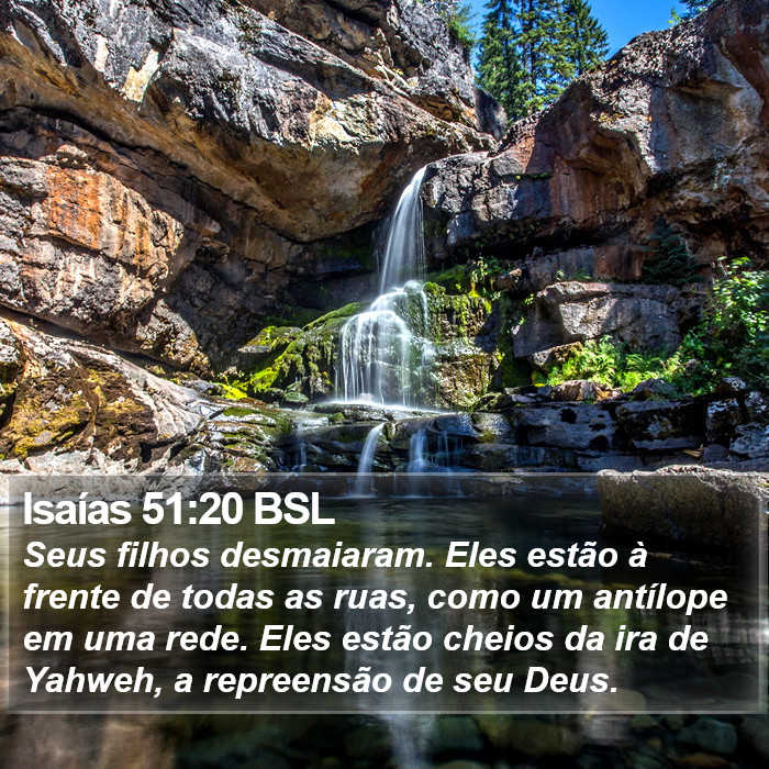 Isaías 51:20 BSL Bible Study