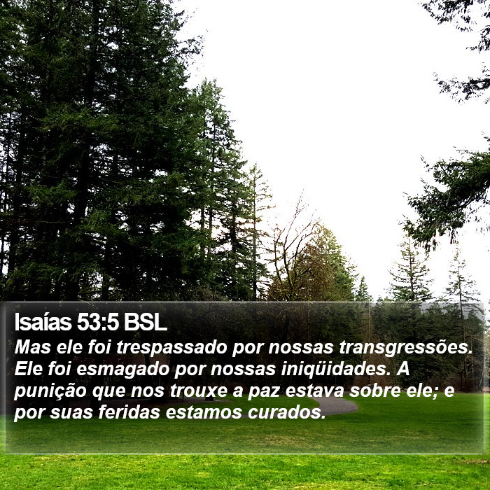 Isaías 53:5 BSL Bible Study