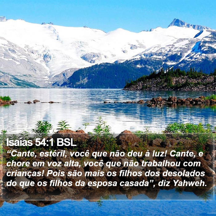 Isaías 54:1 BSL Bible Study