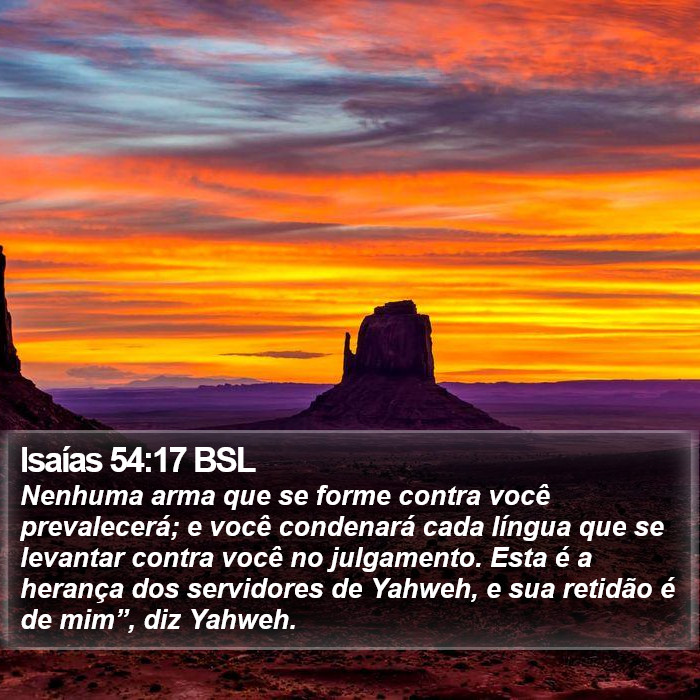 Isaías 54:17 BSL Bible Study