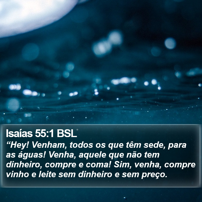 Isaías 55:1 BSL Bible Study