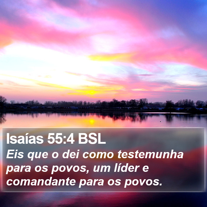 Isaías 55:4 BSL Bible Study