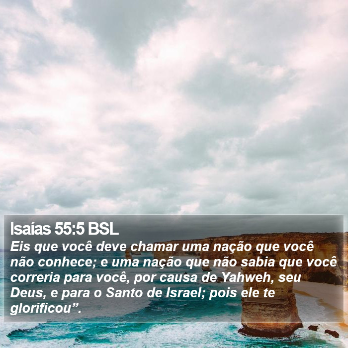 Isaías 55:5 BSL Bible Study