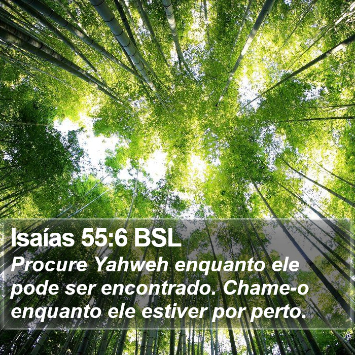 Isaías 55:6 BSL Bible Study