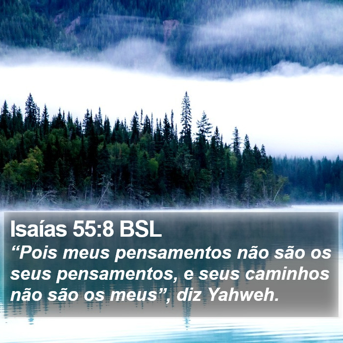 Isaías 55:8 BSL Bible Study